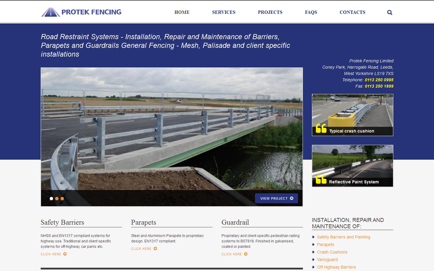 Protek Fencing Website