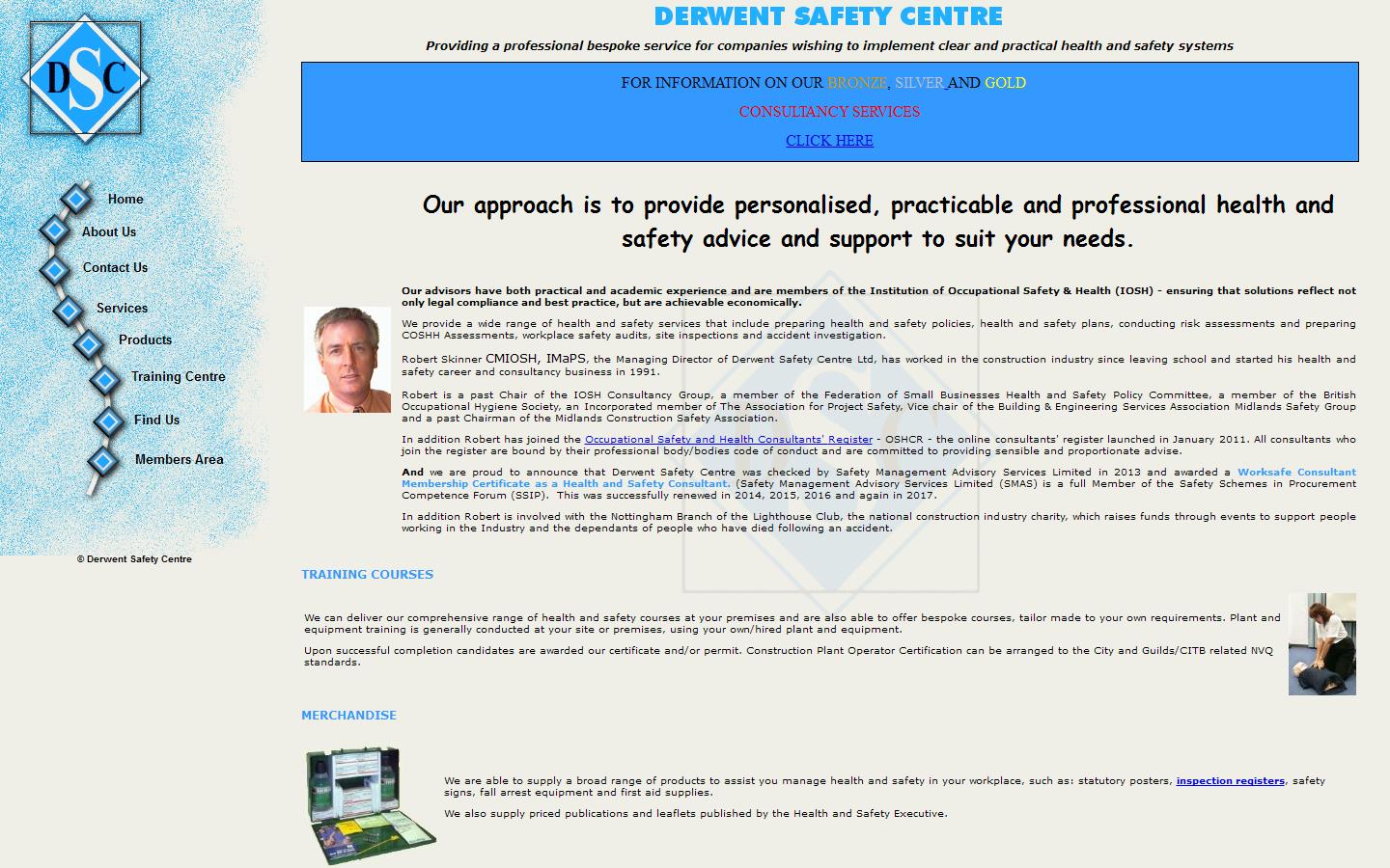 Derwent Safety Centre Ltd Website