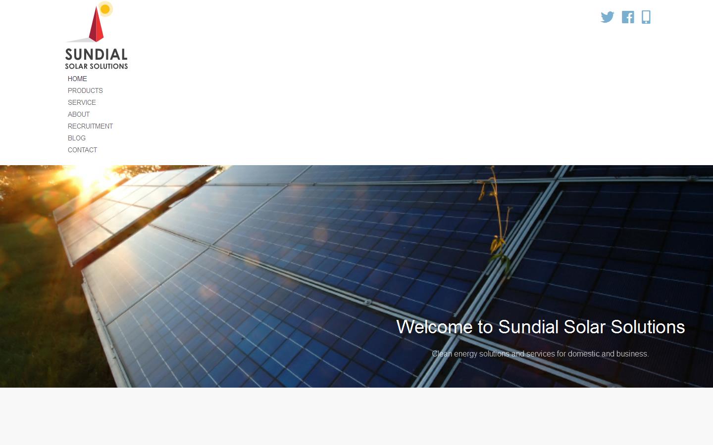 Sundial Solar Solutions Website