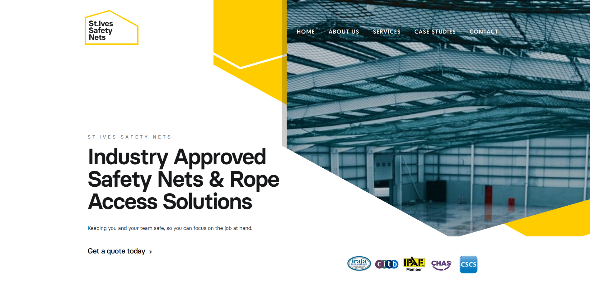 St Ives Safety Netting Ltd Website