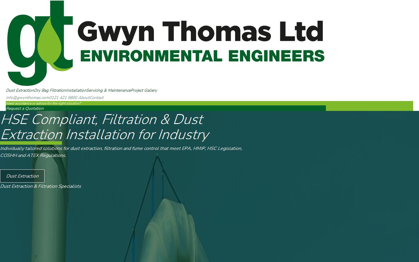 Gwyn Thomas Ltd Website