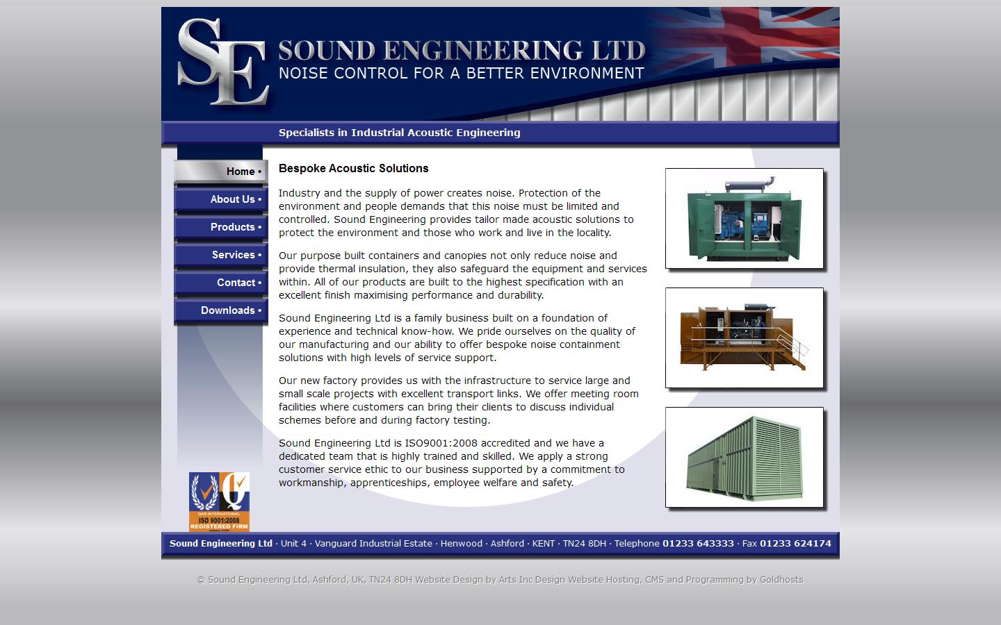 Sound Engineering Ltd Website