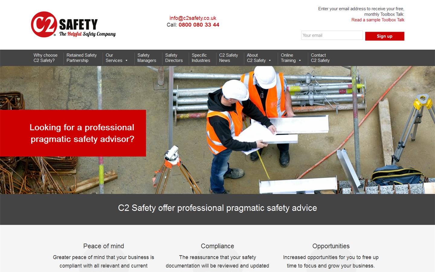 C2 Safety Ltd Website