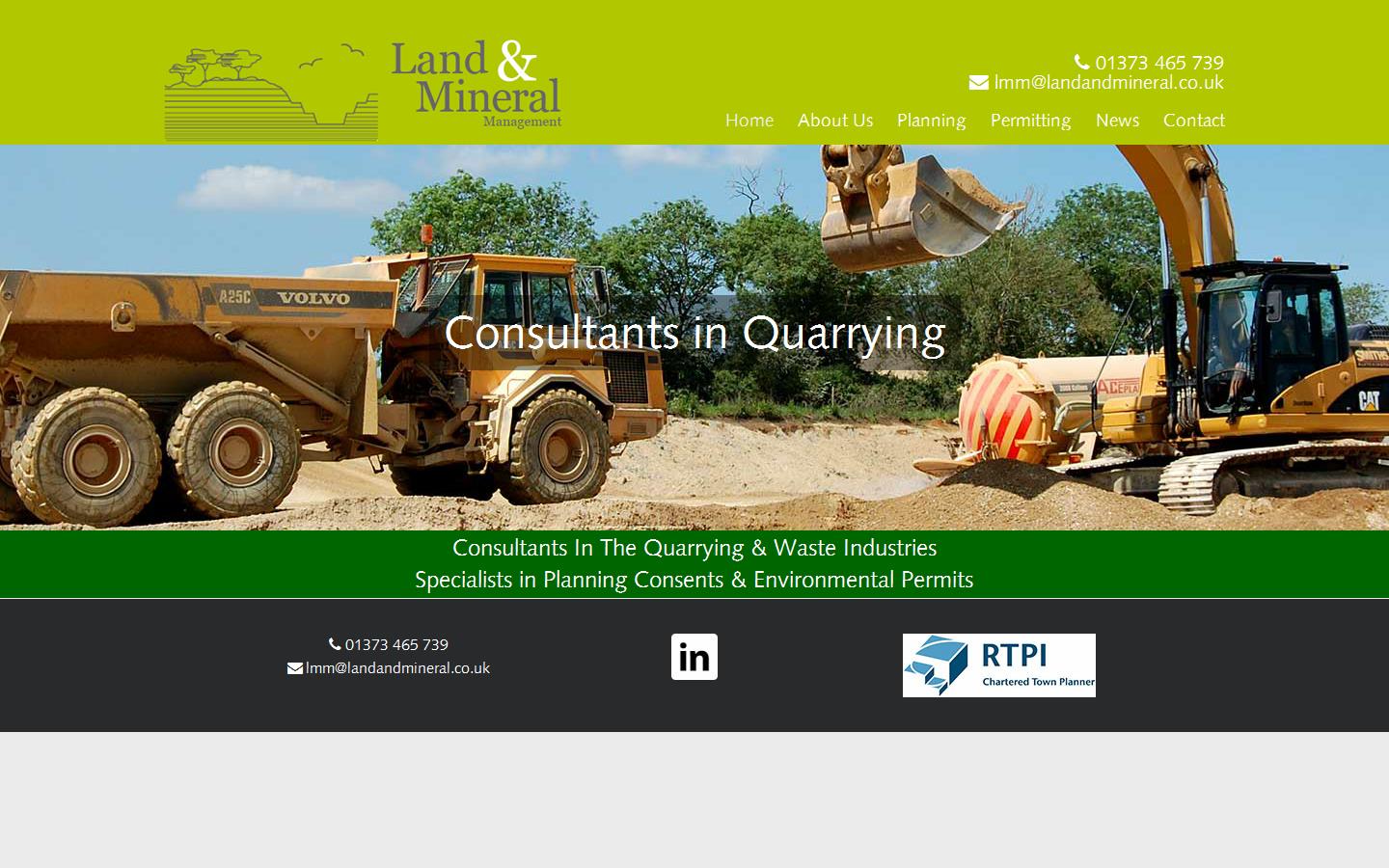 Land & Mineral Management Ltd Website