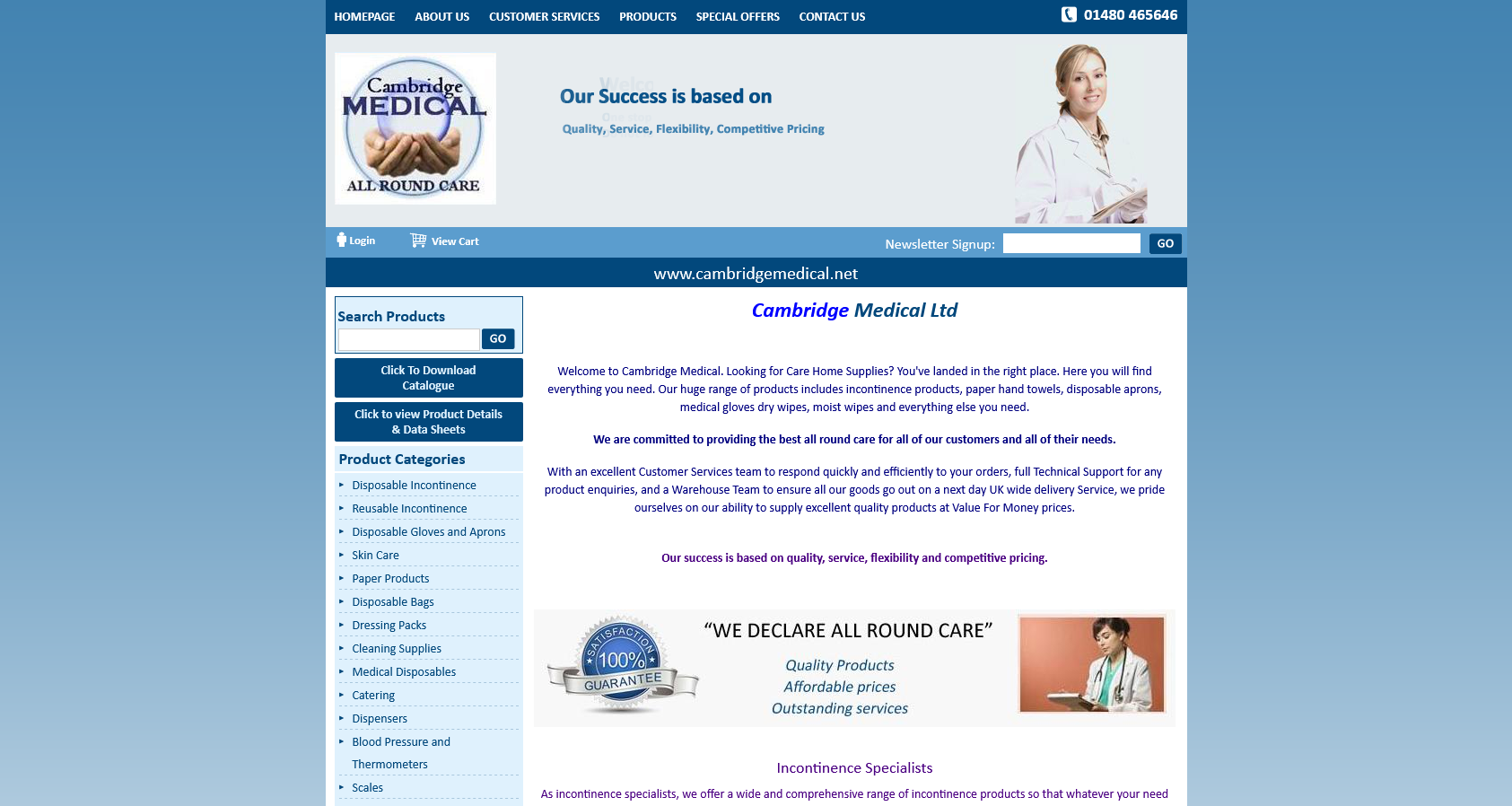 Cambridge Medical Ltd Website