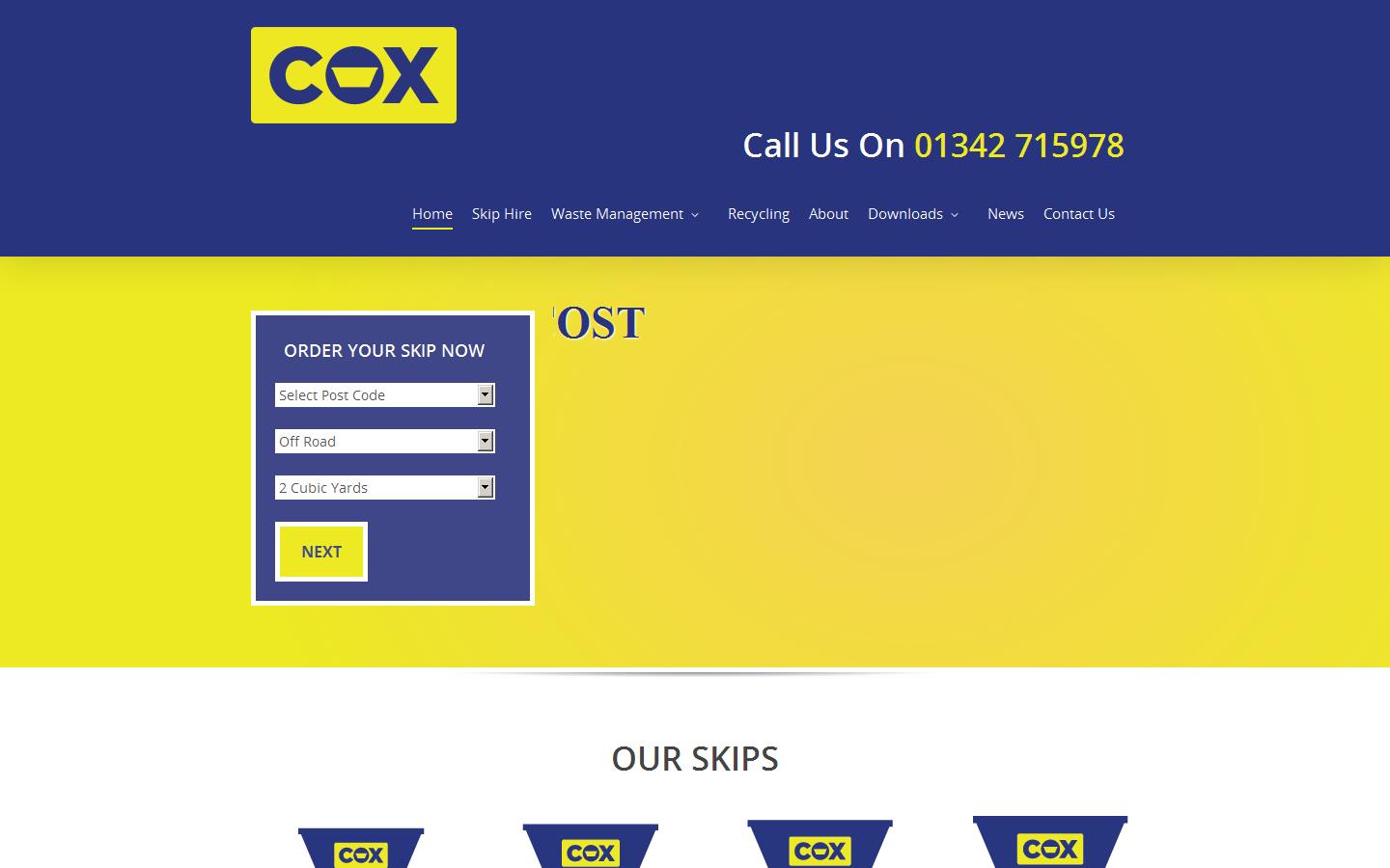 Cox Skips Website