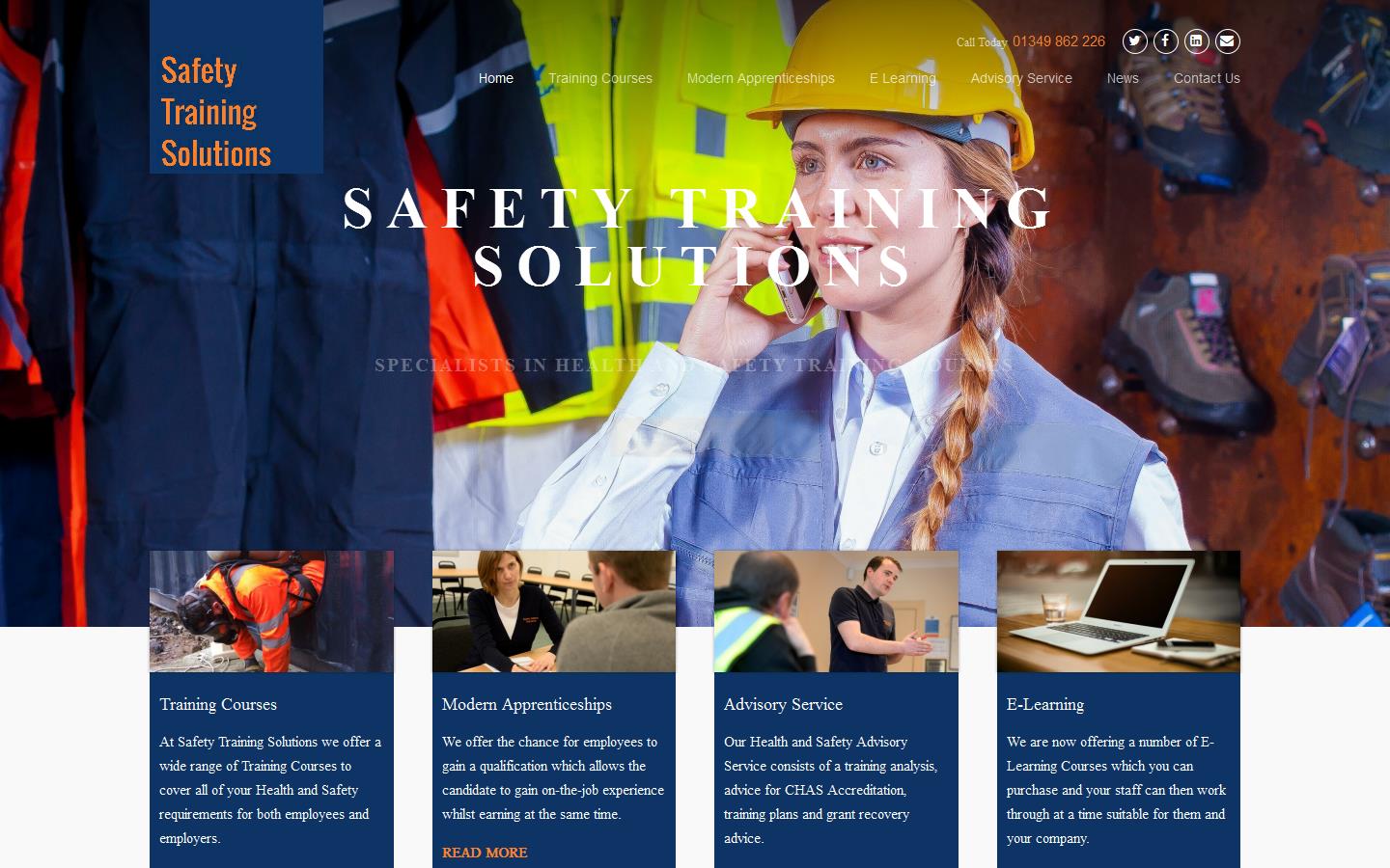 Safety Training Solutions Ltd Website