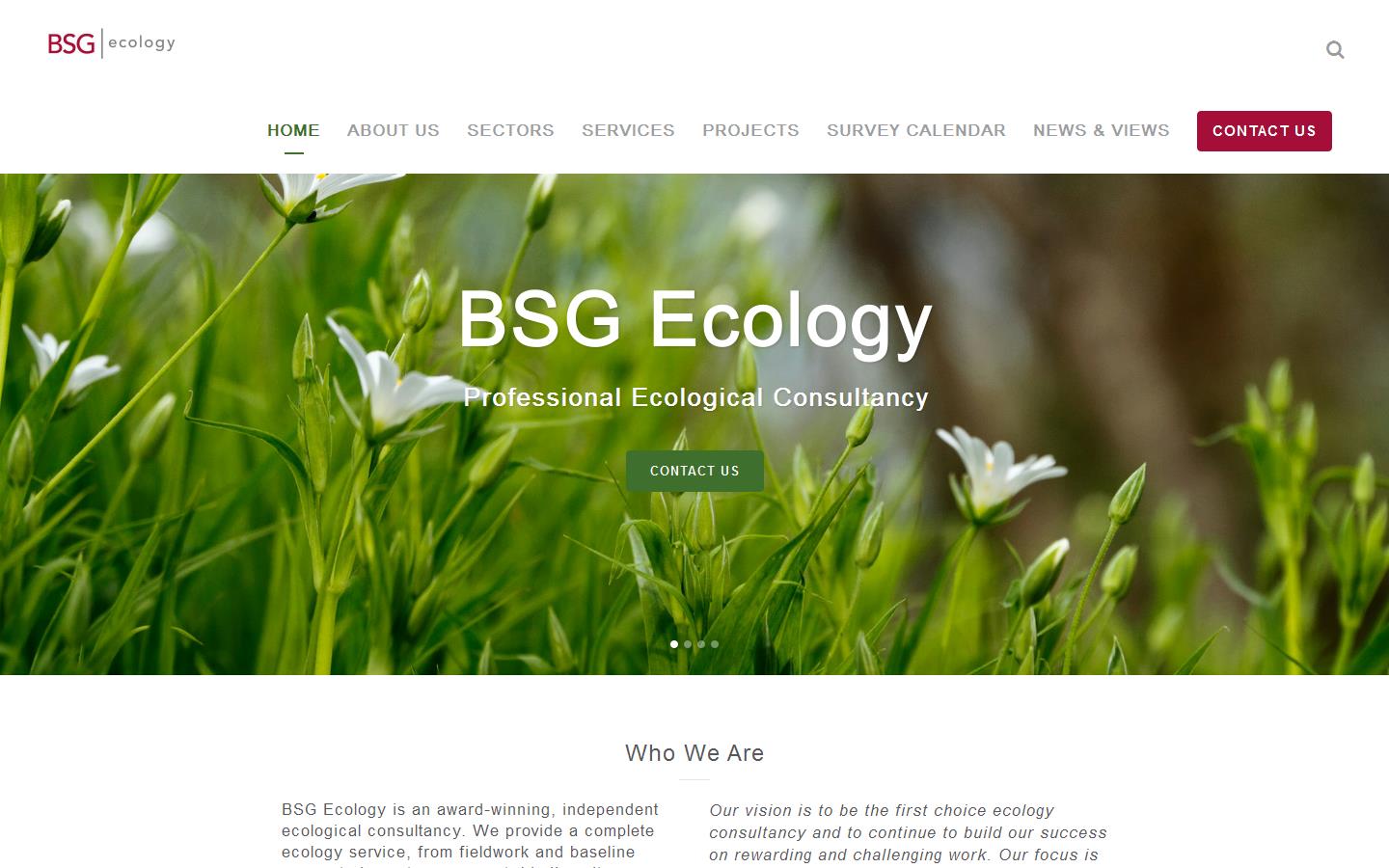 B S G Ecology Website