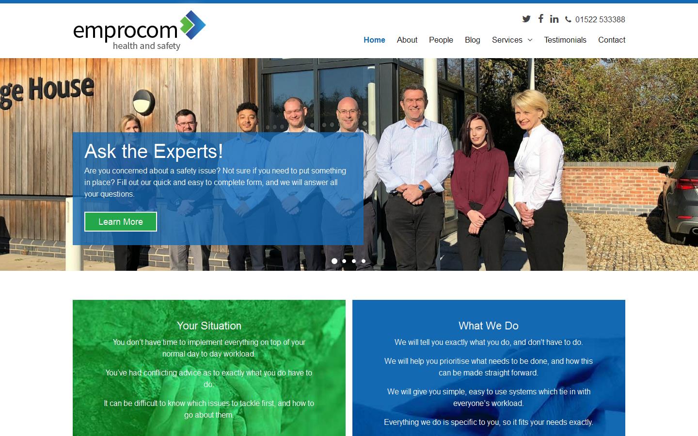 Emprocom Website