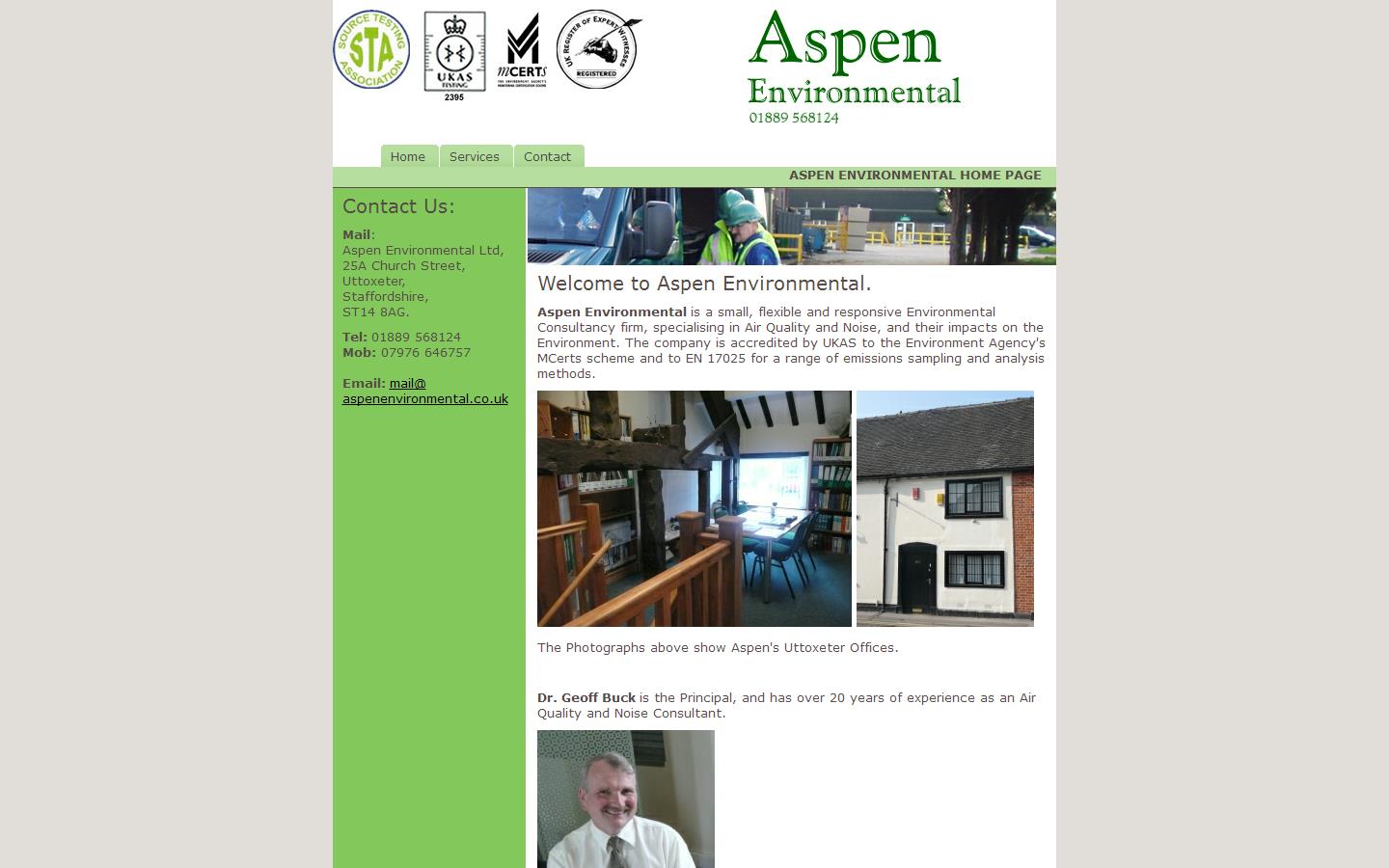 Aspen Environmental Website