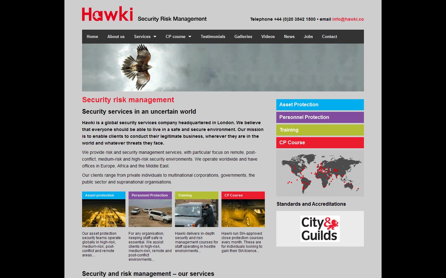 Hawki Website