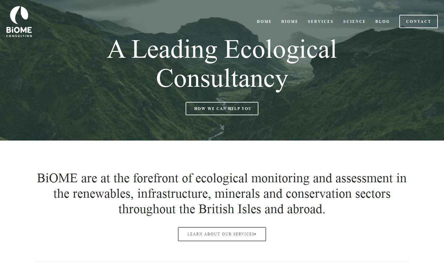 Biome Consulting Website