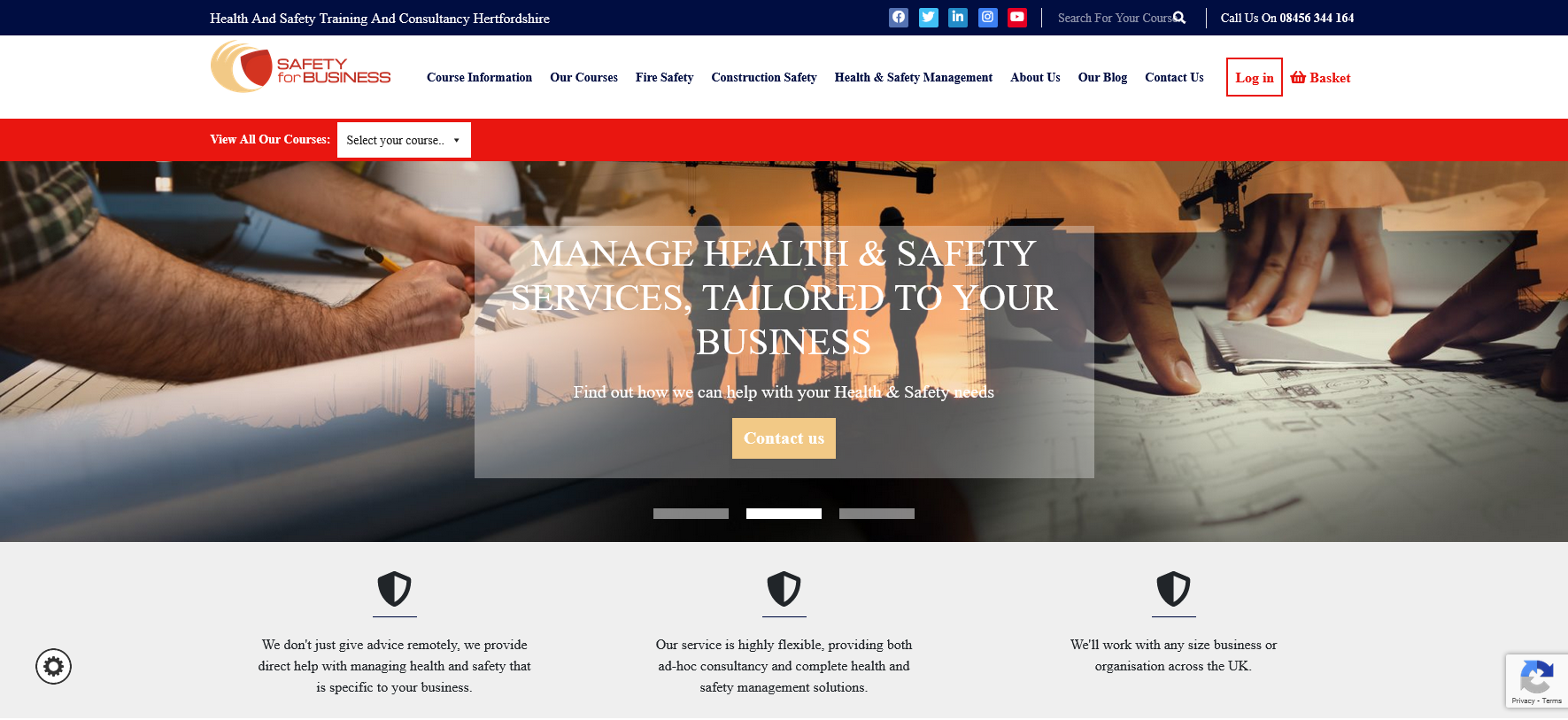 Safety for Business Website