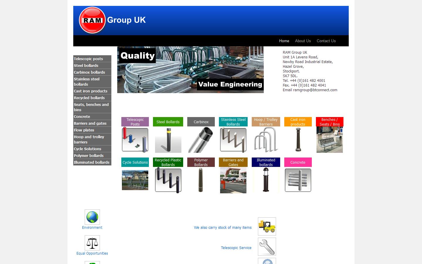 RAM Group UK Website