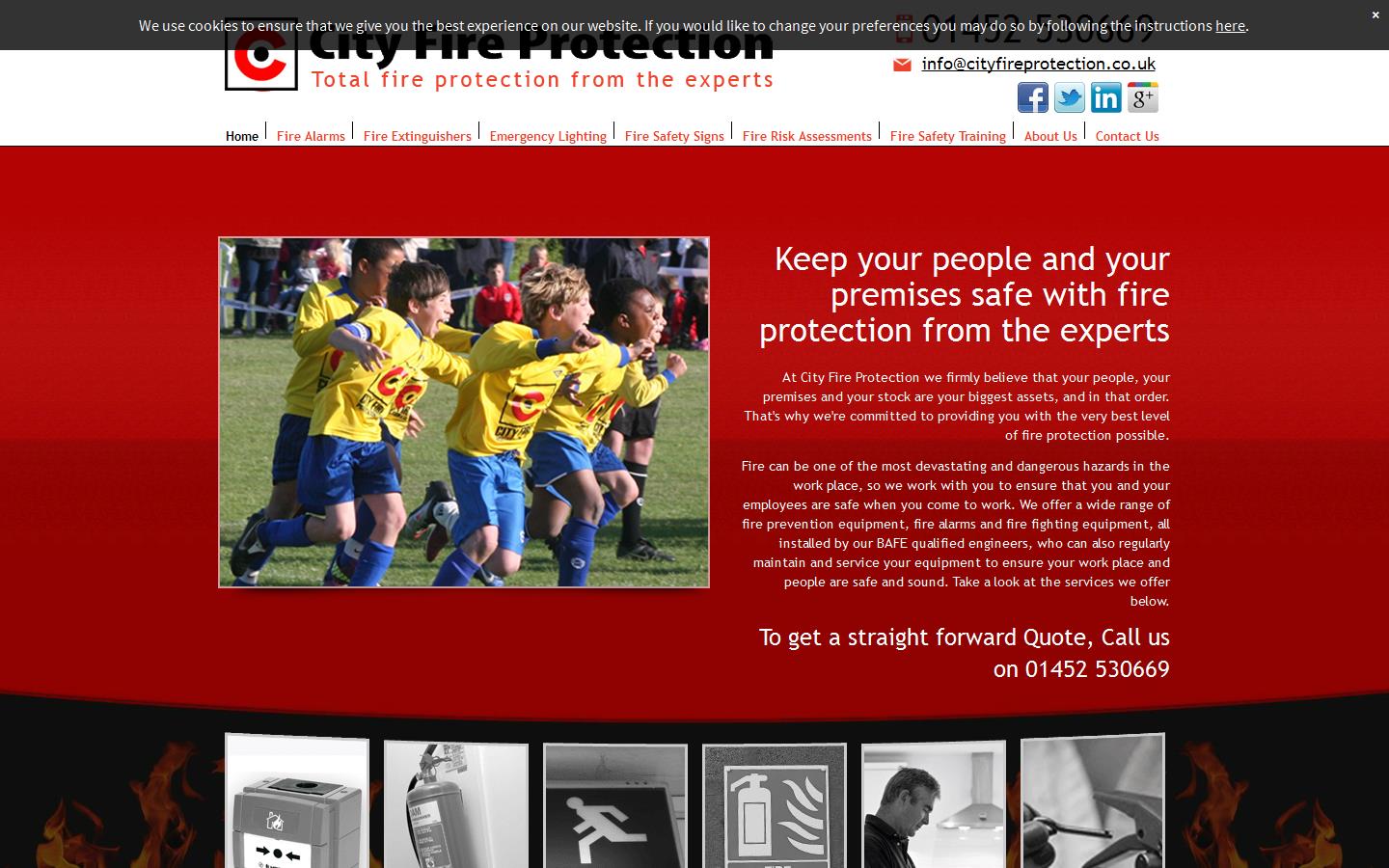 City Fire Protection Ltd Website