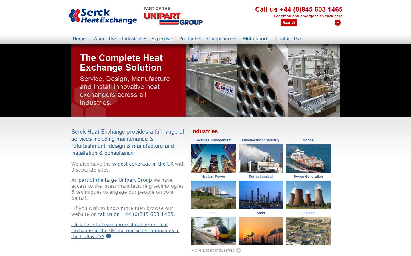 Serck Heat Exchange Website