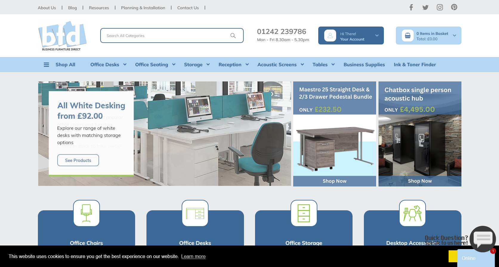 Business Furniture Direct Limited Website