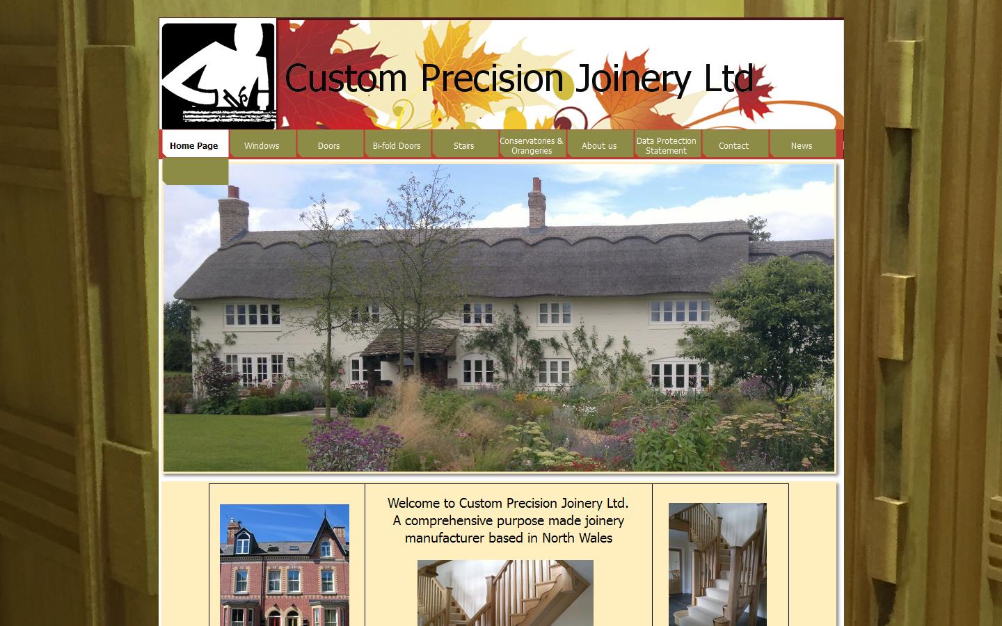 Custom Precision Joinery Ltd Website