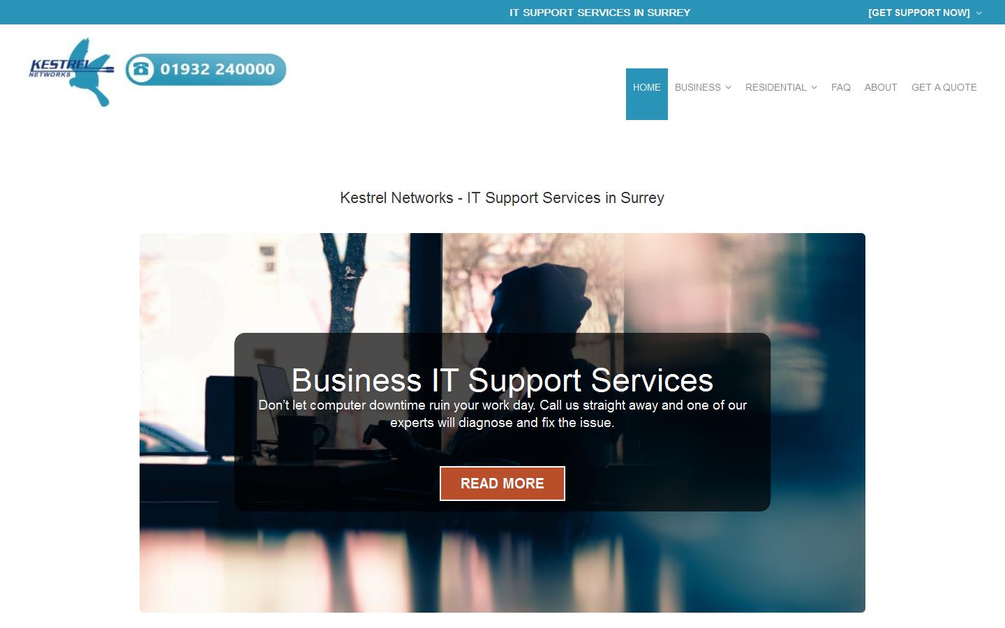 Kestrel Networks Website