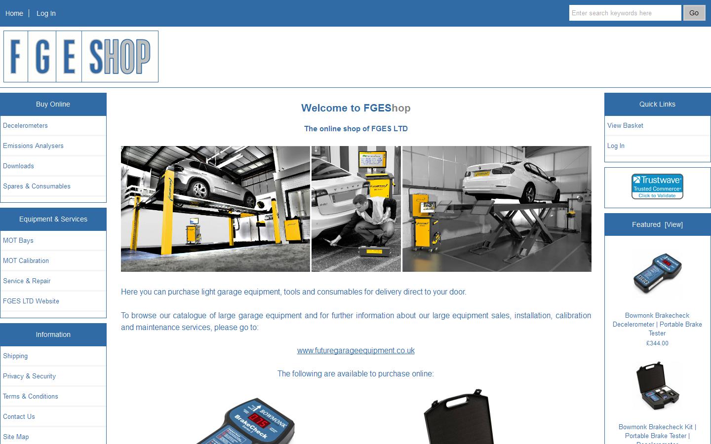 Future Garage Equipment Services Ltd Website