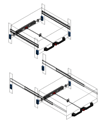 Double Slam Lock Handle for Drawers