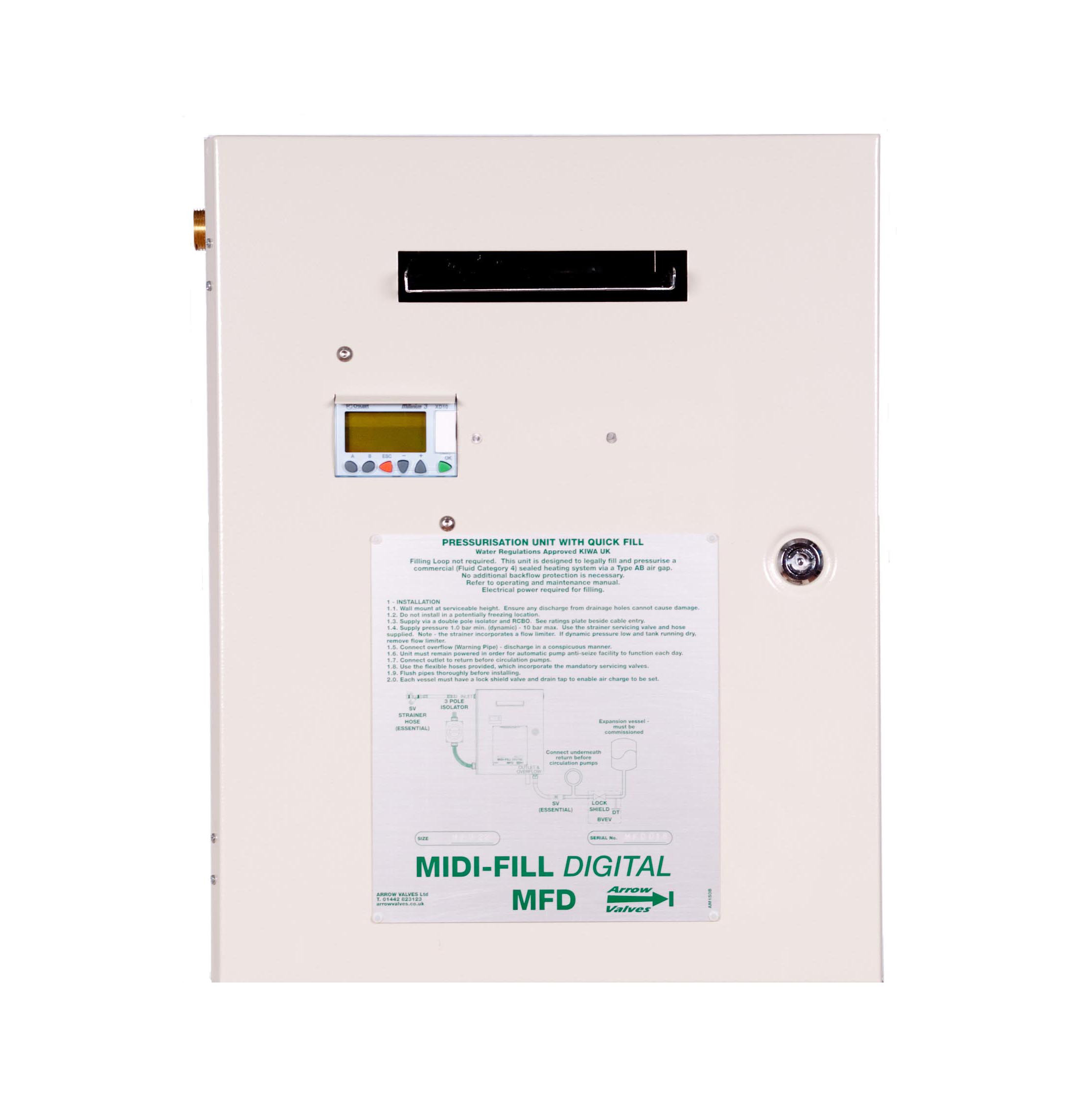 Midi-Fill Digital&reg; Pressurisation Unit