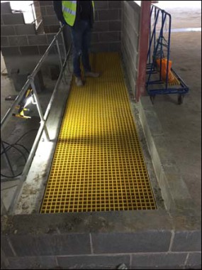 Riser Shaft Grating  