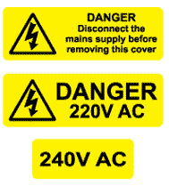 Electrical Safety Labels