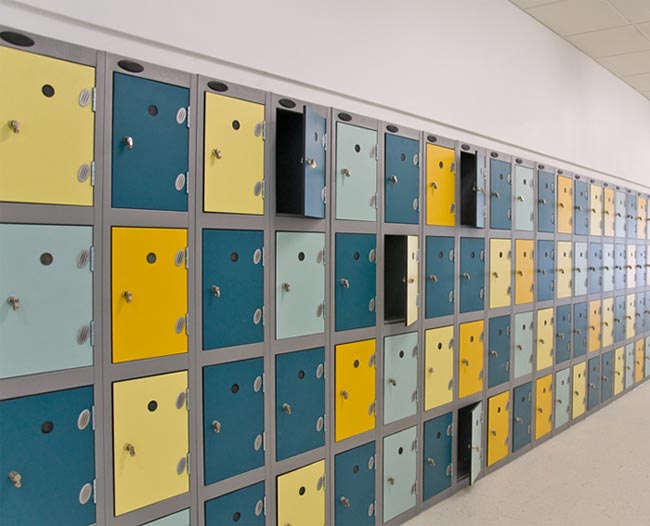 Shockproof Lockers - Inset Door