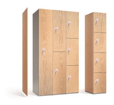 Timber Effect - MDF Door Lockers