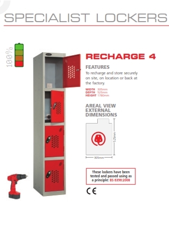 Power Tool Charging Locker