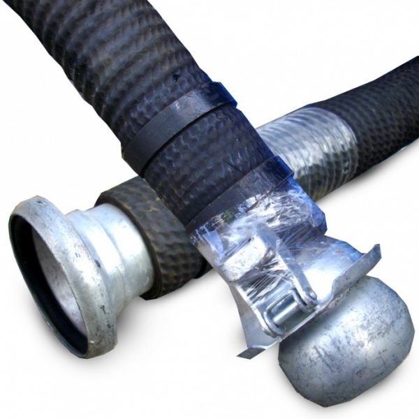 6 x 3m Wire Armoured Flexi Hose c/w Bauer