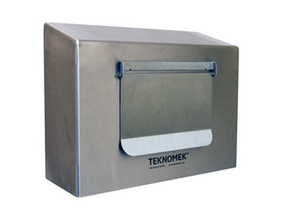 Glove Box Dispenser with Flap