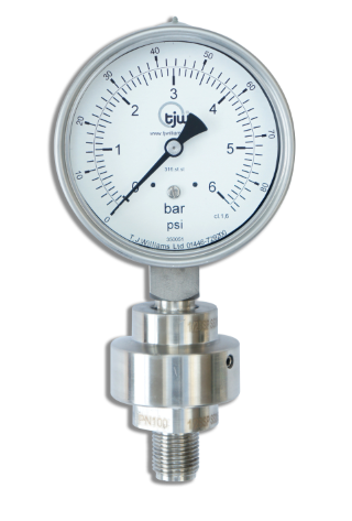 Chemical Seal Gauge with Welded Seal