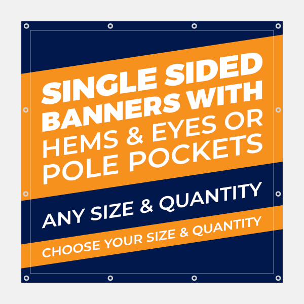 PVC Banners &minus; Single Sided