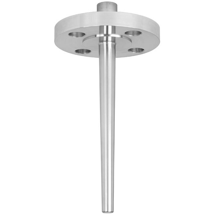 Thermowell with flange (solid-machined)