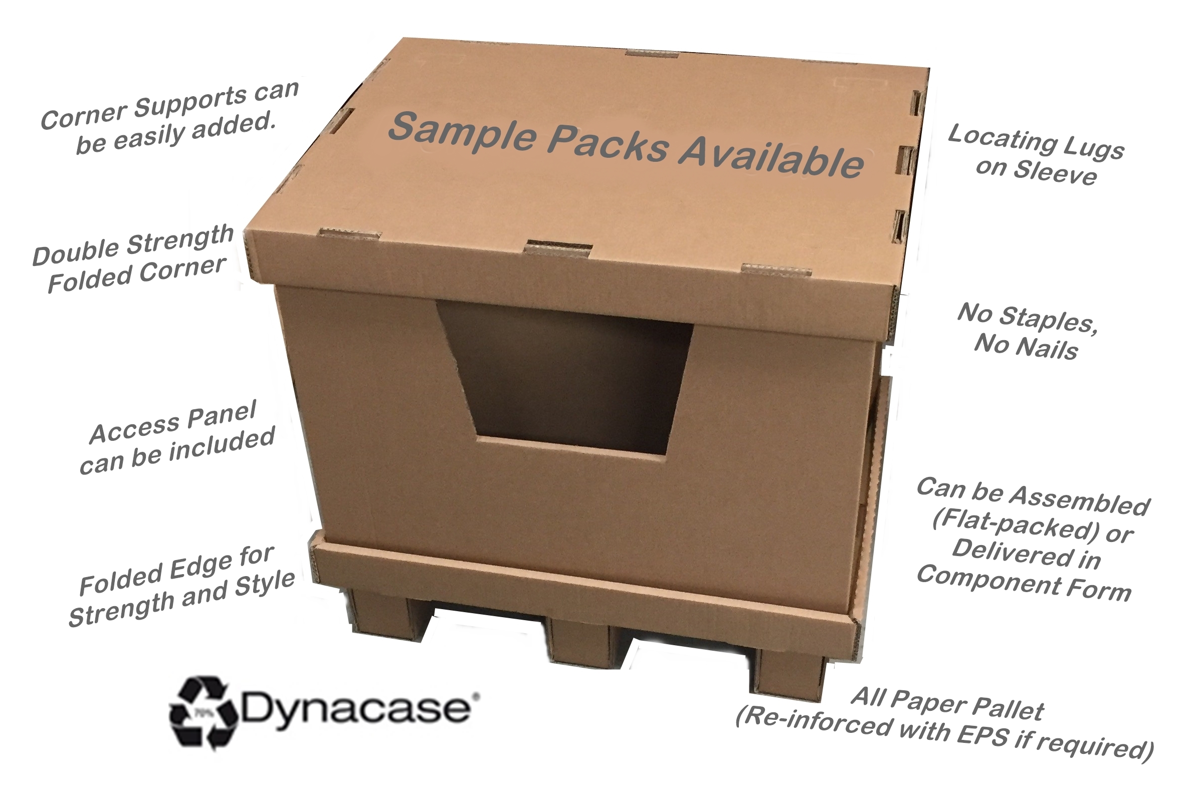 PalleTainer Assembled (QuickPal) 1200 x 1000 x 980