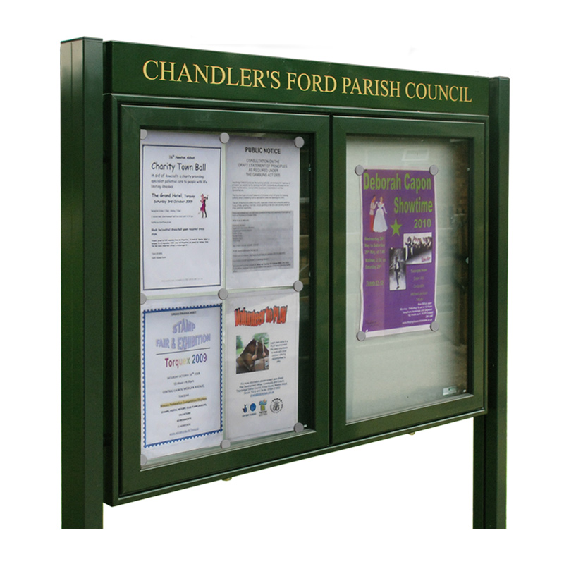 2-Bay, A2, A-Max Aluminium Noticeboard