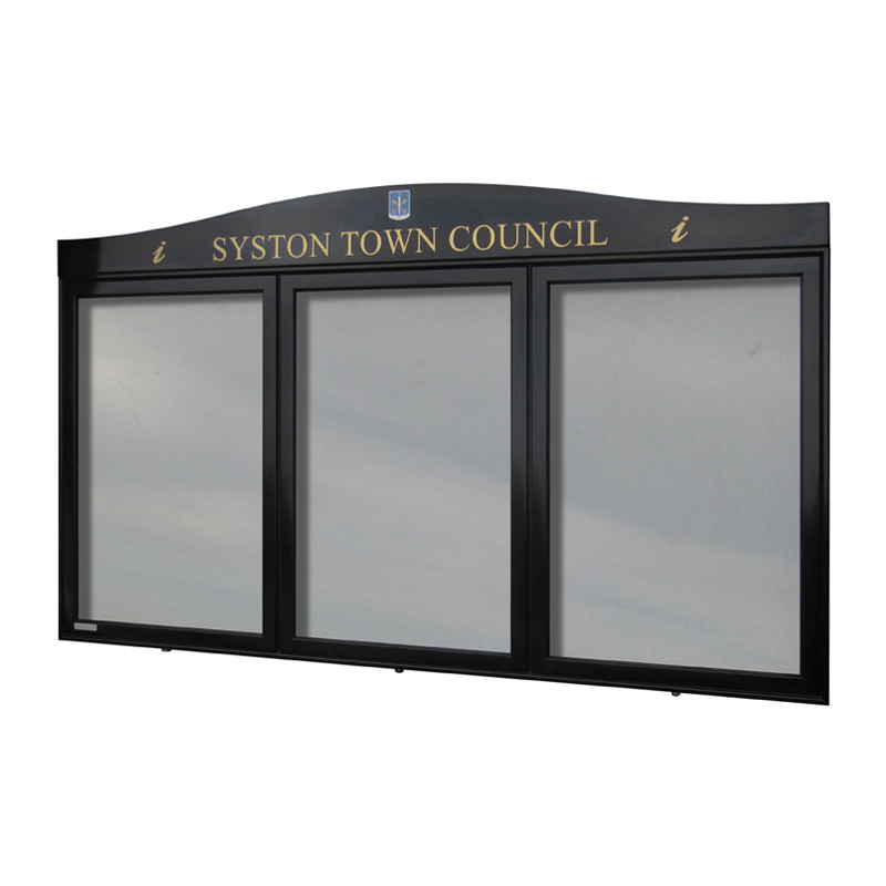 3-Bay, A1, A-Max Aluminium Noticeboard