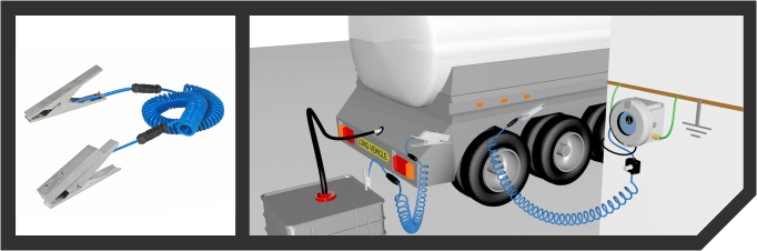 Portable Bonding Clamp With Visual Indication