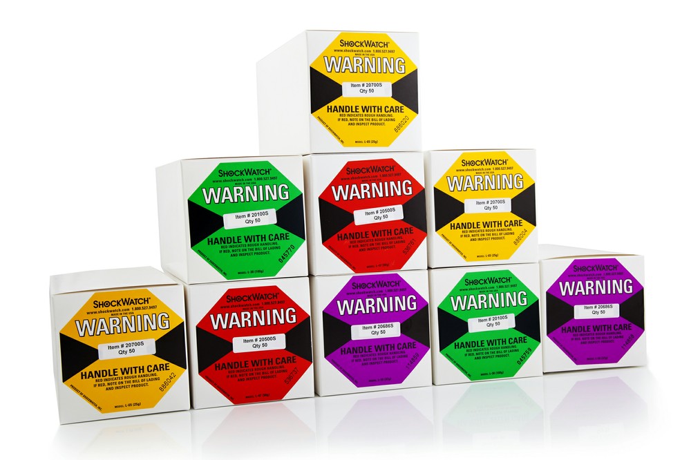 Shockwatch &reg; bundle package (including A5 companion shipping labels)