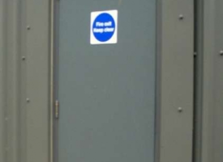 Steel Hinged Doors, Fire Exits & Plant Room Doors