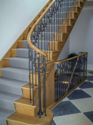 Organic Style Iron Balustrade