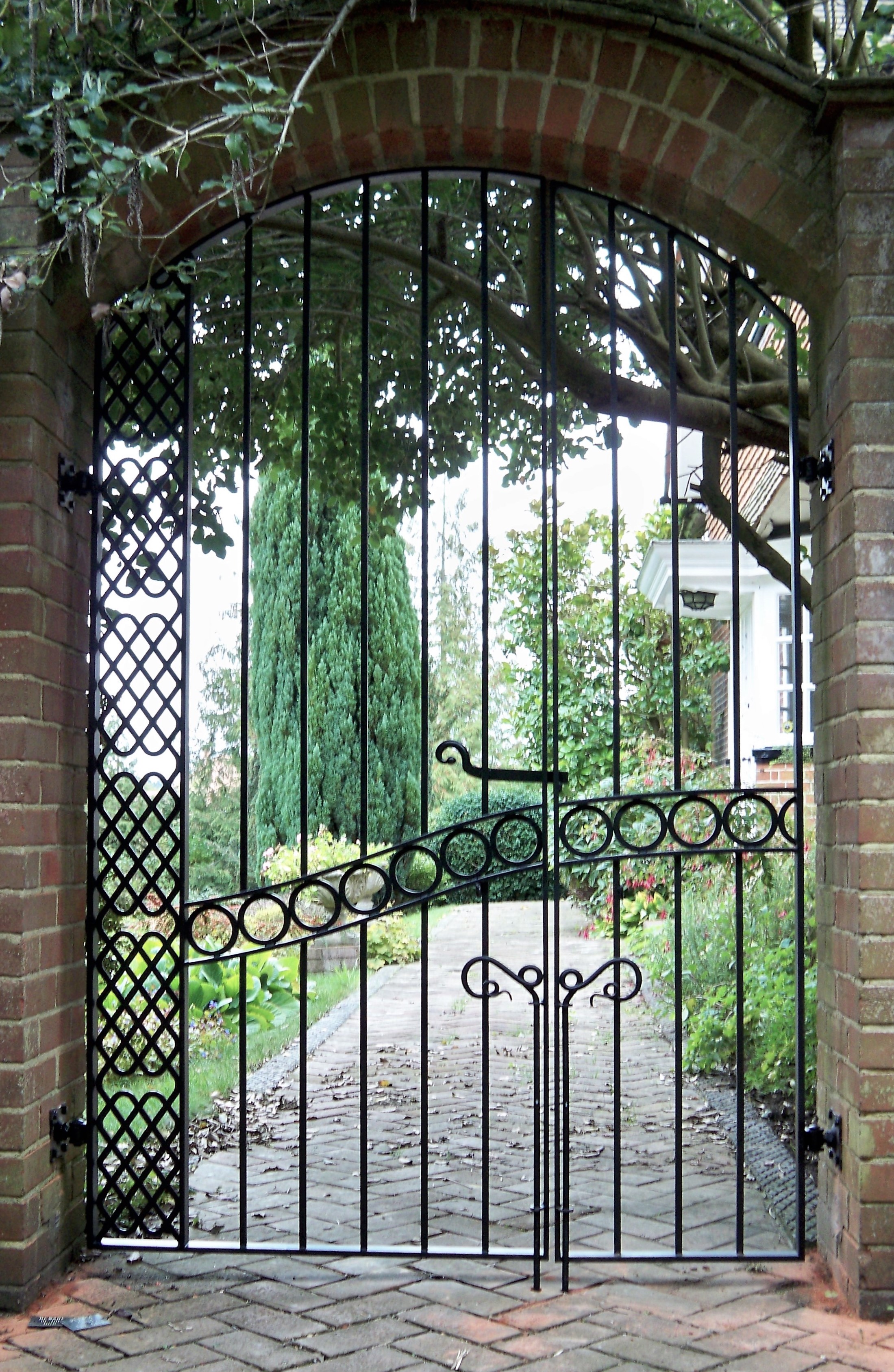 Bespoke Wrought Iron Side Entrance Gate