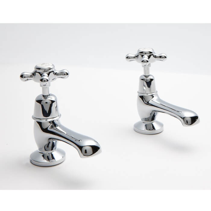 Victrion Crosshead Bath Pillar Taps