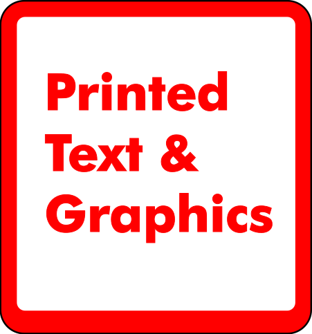 Printed Text & Graphics