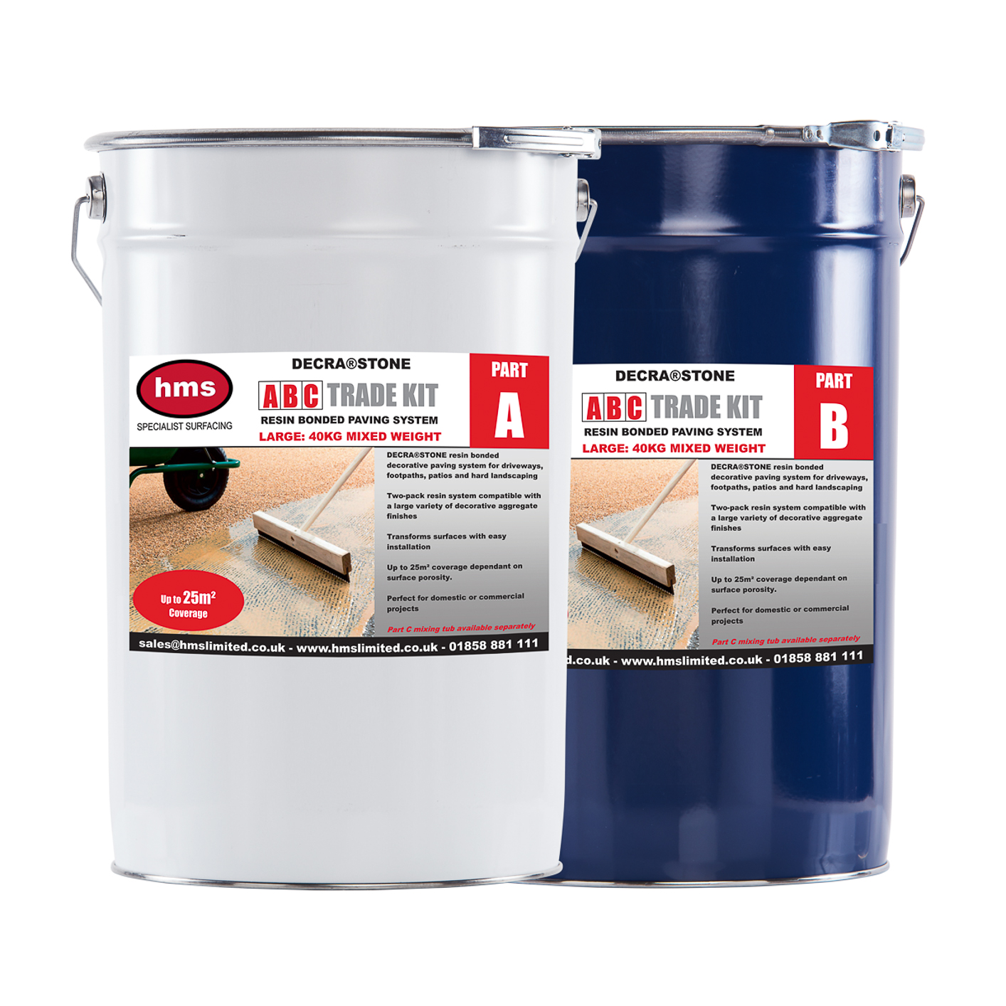 Resin Bonded 40kg ABC Large Kit-Resin Only