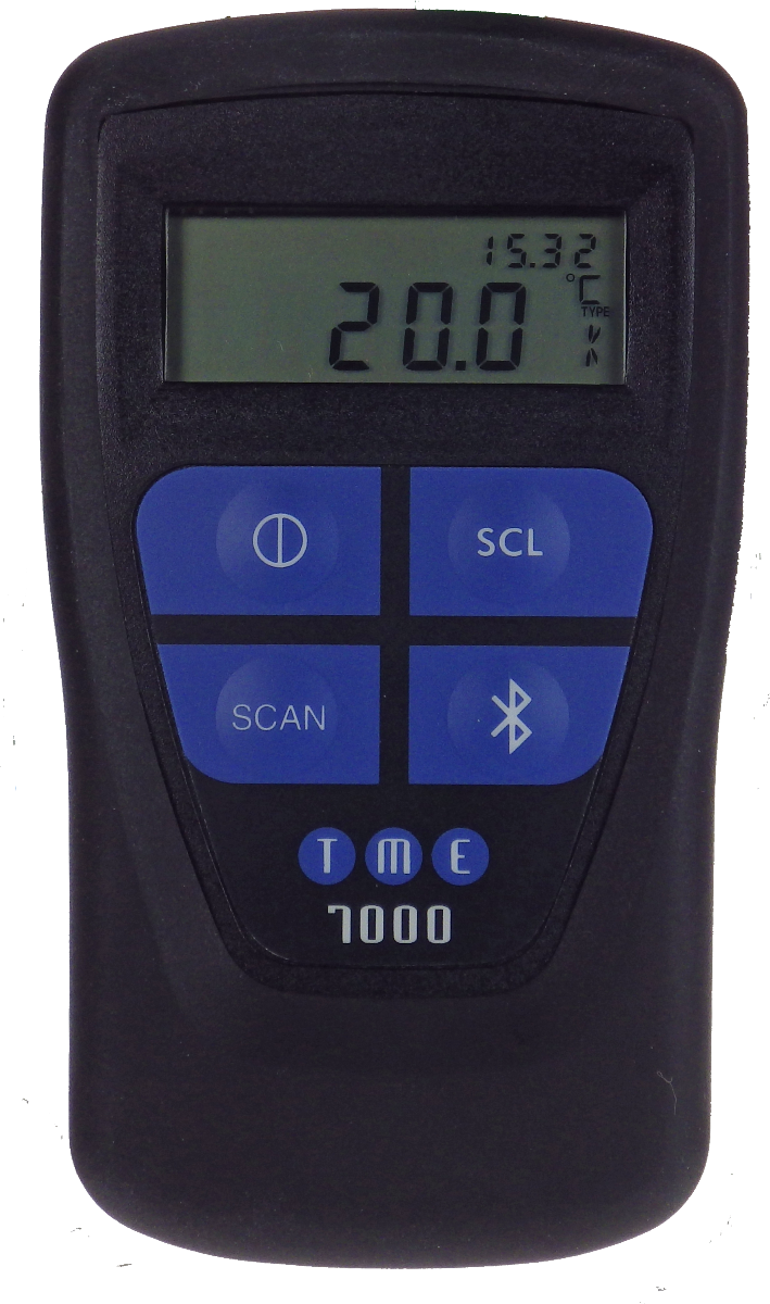 MM7000-2D &minus; Barcode Scanning Bluetooth Thermometer