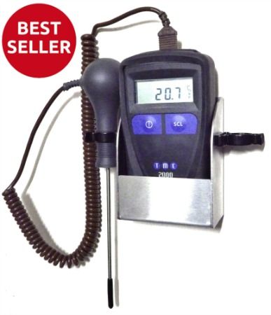 MMWALLKIT- MM2000 with Needle Probe & Wallmount Holder