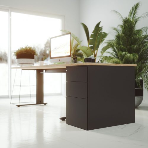 Parrington &minus; Desk High Pedestal